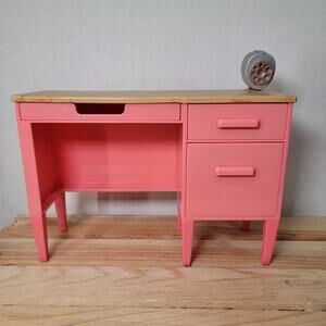 Our Generation Doll Desk w/ 3 Useable Drawers and a Wood-look Top